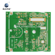 12 PCB слоя fr4 золото флэш через отверстия двусторонняя толщиной 1 мм круглые диаметром 16.5 мм 2 слой печатной платы 